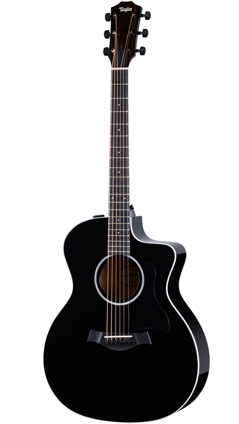 214ce-BLK Plus Big Leaf Maple Acoustic-Electric Guitar | Taylor Guitars